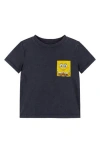 Andy & Evan Boys' Spongebob Squarepants X Fun Spongbob Pocket Tee - Big Kid In Navy