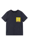 Andy & Evan Boys' Spongebob Squarepants X Fun Spongbob Pocket Tee - Big Kid In Navy