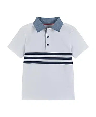 Andy & Evan Boys' White Pique Polo Shirt - Little Kid, Big Kid