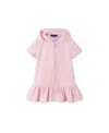 Andy & Evan Girls' Hooded French Terry Cover Up - Baby