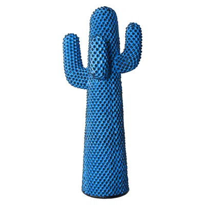 Pre-owned Andy Warhol Andy's Cactus Blue Coat Racks Sculpture By  X Gufram