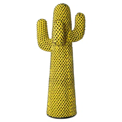 Pre-owned Andy Warhol Andy's Cactus Yellow Coat Racks Sculpture By  X Gufram