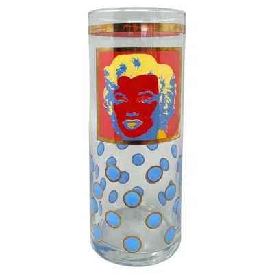 Pre-owned Andy Warhol Blown Glass Vase For Egizia, Pop Art Design, Italy, 1990s In Transparent