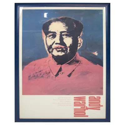 Pre-owned Andy Warhol Exhibition Poster In Gray