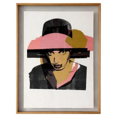 Pre-owned Andy Warhol Ladies And Gentlemen Screenprint, Signed, 1975 In Sand