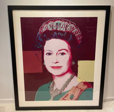Pre-owned Andy Warhol Queen Framed Print By  In Sand