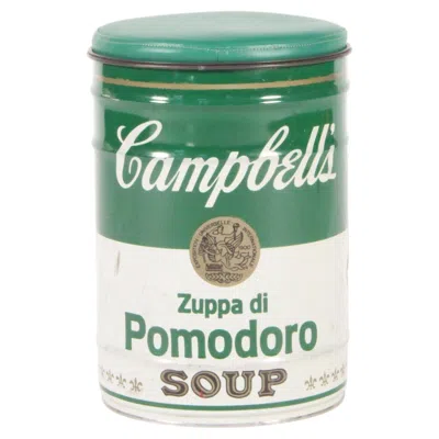 Pre-owned Andy Warhol Remarkable Rare, Collectible  Campbells Soup Can Stool *free Delivery In Gray