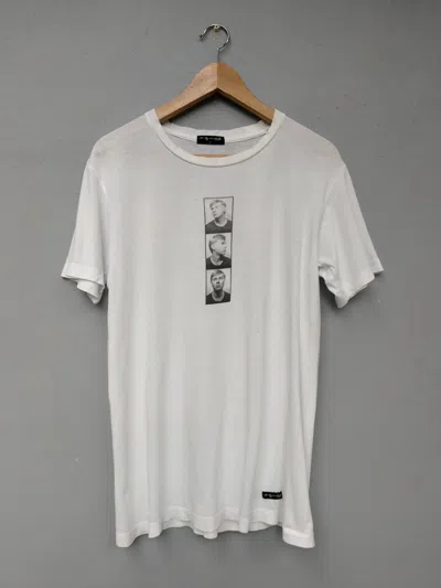 Pre-owned Andy Warhol Vintage 90's  Photo Passport Distressed Tee In Multi