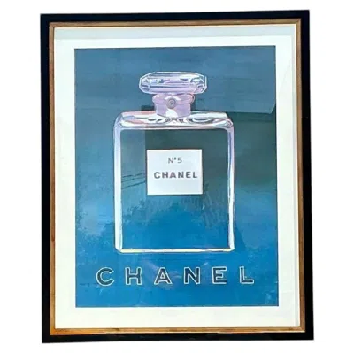 Pre-owned Andy Warhol Vintage  For Chanel Number 5 Poster In Brown
