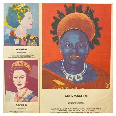 Pre-owned Andy Warhol Warhol African Queens Advertisements, 1985 In Brown