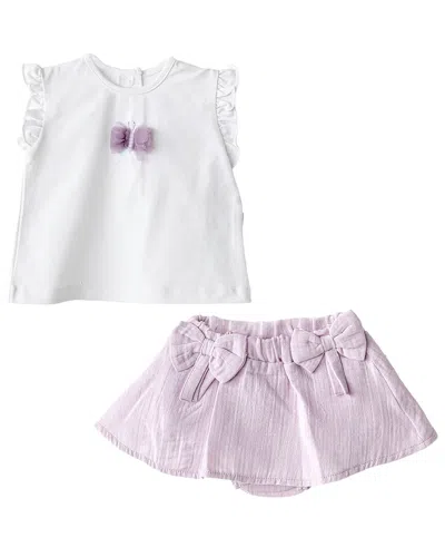 Andy Wawa Kids' Andywawa 2pc Magical Butterfly Set In Red