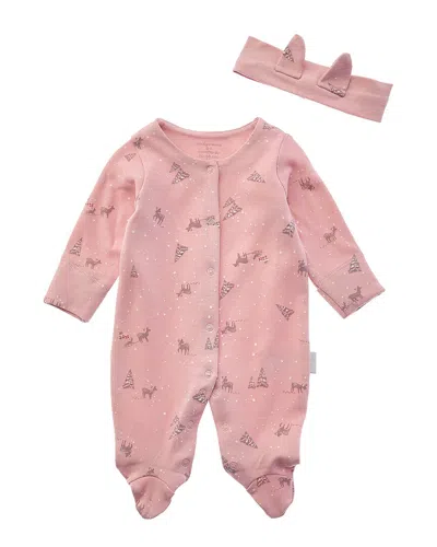 Andy Wawa Kids' Andywawa Babygrow & Headband Set In Pink
