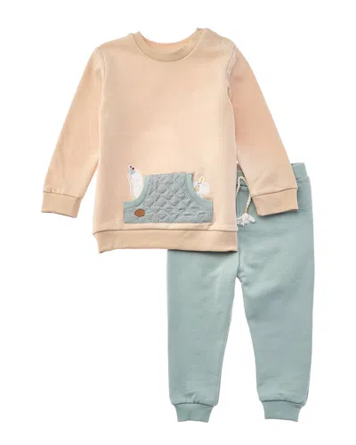 Andy Wawa Kids' Andywawa Circus Party Print Tracksuit In Nude