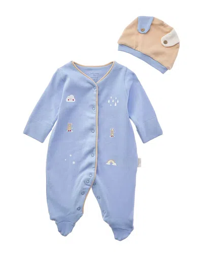 Andy Wawa Kids' Andywawa Cloudy Cuddles Romper Duo In Blue