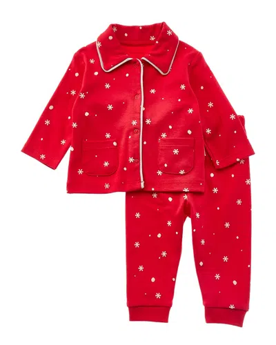 Andy Wawa Kids' Andywawa Holiday Print Pajama In Red