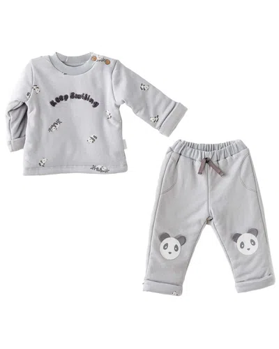 Andy Wawa Kids' Andywawa Keep Smiling Panda Play Set In Gray