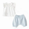 Andy Wawa Cuddly Bunny Bear Shorts Set In Light Blue