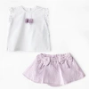 Andy Wawa Magical Butterfly Skirt Set In Lilac