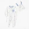 Andy Wawa Starry Friends Romper Set In White