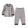 Andy Wawa Stripe Pj Set In Gray