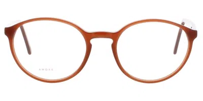 Andy Wolf 4530 C Men's Glasses Orange Size 53 - Free Lenses - Blue Light Block Available In Brown