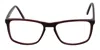 Andy Wolf Unisex Optical Frames In Burgundy
