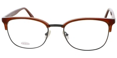 Andy Wolf 4544 F Men's Glasses Brown Size 53 - Free Lenses - Blue Light Block Available
