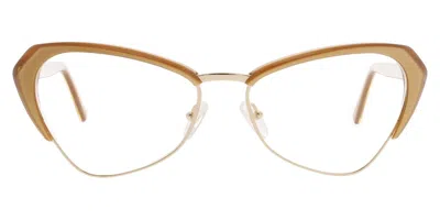 Andy Wolf 5047 N Women's Glasses Brown Size 57 - Free Lenses - Blue Light Block Available