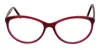 Andy Wolf Unisex Optical Frames In Burgundy