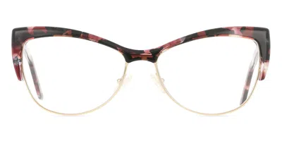 Andy Wolf 5082 C Women's Glasses Gold Size 56 - Free Lenses - Blue Light Block Available In Brown