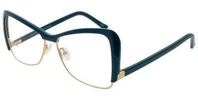 Andy Wolf 5083 D Occhiali Da Vista Blu Per Donna (solo Montatura)