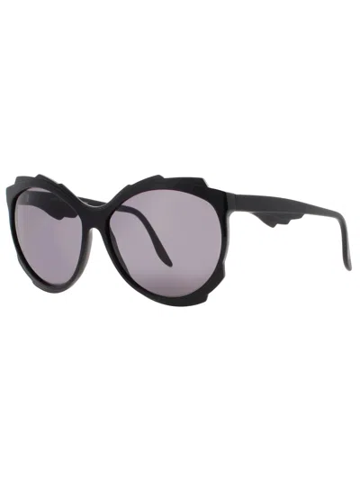 Andy Wolf Abigail Mini Designer Women's Sunglasses In Black