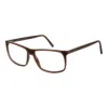 Andy Wolf Olive Unisex Optical Frames In Brown