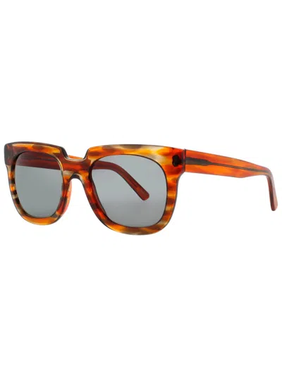 Andy Wolf Agatha Mini Designer Sunglasses In C - Brown/red - Smoke