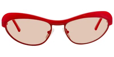 Andy Wolf Akira C Women's Sunglasses Red Size 51