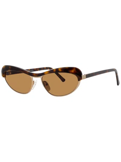 Andy Wolf Akira Designer Sunglasses - Women's Eyewear In Yellow