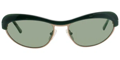 Andy Wolf Akira E Women's Sunglasses Green Size 51