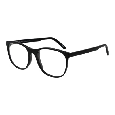 ANDY WOLF ANDY WOLF BLACK ACETATE GLASSES  (FRAMES)
