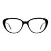 Andy Wolf Black Acetate Glasses (frames) In Black