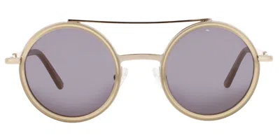 Andy Wolf Bliss G Men's Sunglasses Yellow Size 49 In Gray