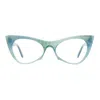 Andy Wolf Blue Acetate Glasses (frames) In Blue