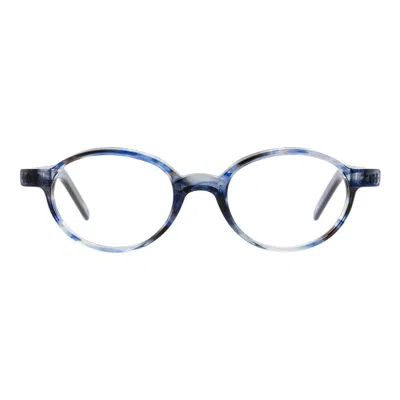 Andy Wolf Blue Acetate Glasses (frames) In Multi
