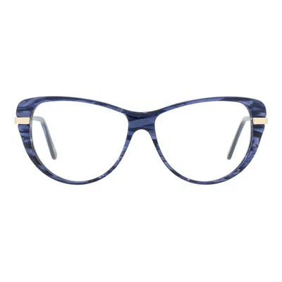 Andy Wolf Blue Metal & Plastic Glasses Women's (frames) In Neutral