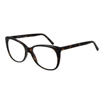 Andy Wolf Brown Unisex Optical Frames In Black