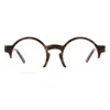 Andy Wolf Brown Acetate Glasses (frames) In Multi