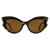 Andy Wolf Brown Acetate Sunglasses In Brown