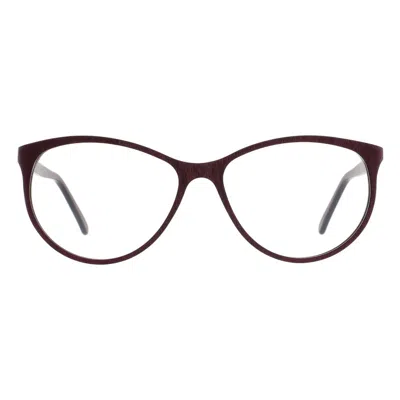 Andy Wolf Burgundy Acetate Glasses (frames) In Brown