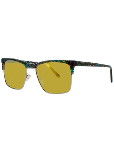 Andy Wolf Comfort Metal Unisex Sunglasses In Multi