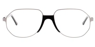 Andy Wolf Congleton A Men's Glasses Silver Size 58 - Free Lenses - Blue Light Block Available