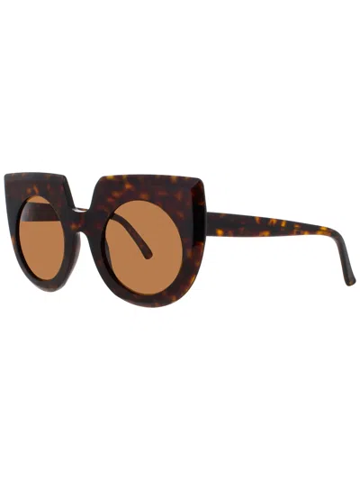 Andy Wolf Daphne Mini Sunglasses In Brown